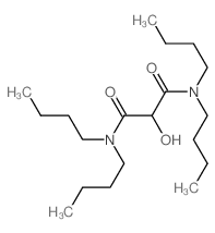 Propanediamide,N1,N1,N3,N3-tetrabutyl-2-hydroxy-结构式