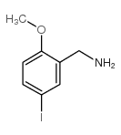 (5-碘-2-甲氧基苯基)甲胺结构式