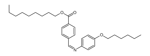 nonyl 4-[(4-hexoxyphenyl)iminomethyl]benzoate Structure