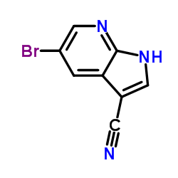 5-bromo-1H-pyrrolo[2,3-b]pyridine-3-carbonitrile picture