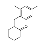 Cyclohexanone, 2-[2,4-dimethylbenzyl]- (5CI) Structure
