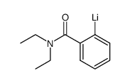 2-lithio-N,N-diethylbenzamide Structure