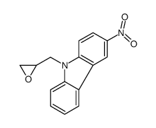 3-nitro-9-(oxiran-2-ylmethyl)carbazole结构式