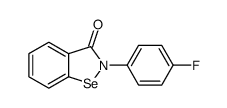 1,2-Benzisoselenazol-3(2H)-one, 2-(4-fluorophenyl)- structure