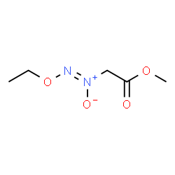 Acetic acid, (ethoxy-NNO-azoxy)-, methyl ester (9CI) Structure