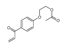 2-(4-prop-2-enoylphenoxy)ethyl acetate Structure