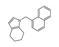 1-(naphthalen-1-ylmethyl)-4,5,6,7-tetrahydroindole结构式