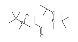 (3S,5S)-3,5-bis[[tert-butyl(dimethyl)silyl]oxy]hexanal Structure