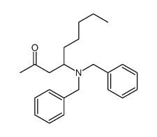 4-(dibenzylamino)nonan-2-one Structure