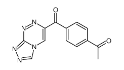 1-[4-([1,2,4]triazolo[3,4-c][1,2,4]triazine-6-carbonyl)phenyl]ethanone Structure