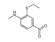 2-ethylsulfanyl-N-methyl-4-nitroaniline Structure