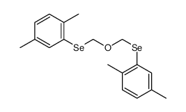 2-[(2,5-dimethylphenyl)selanylmethoxymethylselanyl]-1,4-dimethylbenzene Structure