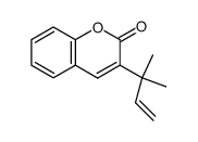 3-(1',1'-dimethylallyl)desmethoxyherniarin结构式