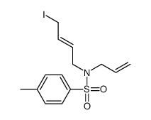 N-(4-iodobut-2-enyl)-4-methyl-N-prop-2-enylbenzenesulfonamide Structure