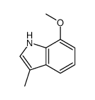 7-Methoxy-3-methyl-1H-indole结构式