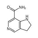 1H-Pyrrolo[3,2-c]pyridine-7-carboxamide,2,3-dihydro-(9CI) picture