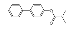 [1,1’-biphenyl]-4-yl dimethylcarbamate结构式