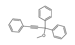 3-methoxy-1,3,3-triphenylprop-1-yne结构式