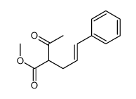 methyl 2-acetyl-5-phenylpent-4-enoate Structure