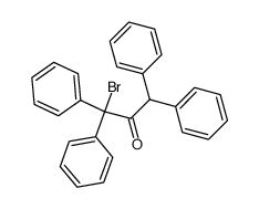 1-bromo-1,1,3,3-tetraphenyl-acetone结构式
