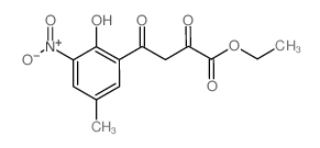 Ethyl 4-(2-hydroxy-5-methyl-3-nitrophenyl)-2,4-dioxobutanoate结构式