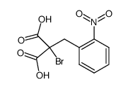 bromo-(2-nitro-benzyl)-malonic acid Structure