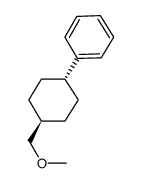 trans-4-methyloxymethyl-1-phenylcyclohexane Structure