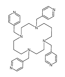 1,4,8,11-tetra(4-pyridylmethyl)-1,4,8,11-tetraazacyclotetradecane结构式