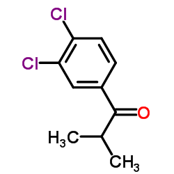 1-(3,4-Dichlorophenyl)-2-methylpropan-1-one Structure