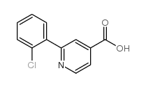 2-(2-Chlorophenyl)-isonicotinic acid structure