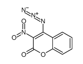 4-azido-3-nitrochromen-2-one结构式