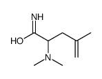 2-(dimethylamino)-4-methylpent-4-enamide Structure