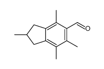 2,4,6,7-tetramethyl-2,3-dihydro-1H-indene-5-carbaldehyde Structure