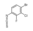 4-BROMO-3-CHLORO-2-FLUOROPHENYLISOTHIOCYANATE结构式