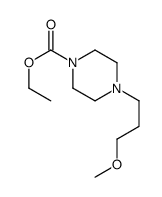 ethyl 4-(3-methoxypropyl)piperazine-1-carboxylate结构式