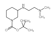 1-Boc-3-(2-二甲基氨基乙基氨基)哌啶结构式