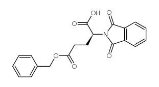 (S)-5-(BENZYLOXY)-2-(1,3-DIOXOISOINDOLIN-2-YL)-5-OXOPENTANOIC ACID Structure