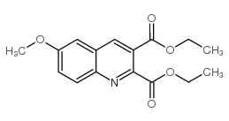 6-METHOXYQUINOLINE-2,3-DICARBOXYLIC ACID DIETHYL ESTER picture