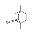 1,4-dimethylbicyclo[2.2.2]oct-2-en-5-one结构式