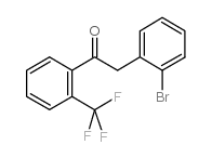 2-(2-BROMOPHENYL)-2'-TRIFLUOROMETHYLACETOPHENONE结构式