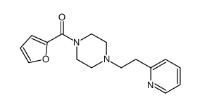 furan-2-yl-[4-(2-pyridin-2-ylethyl)piperazin-1-yl]methanone结构式