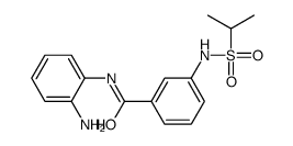 N-(2-aminophenyl)-3-(propan-2-ylsulfonylamino)benzamide Structure