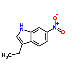 3-Ethyl-6-nitro-1H-indole结构式