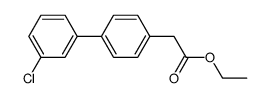 ethyl 2-(3'-chlorobiphenyl-4-yl)acetate结构式