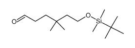 6-{[tert-butyl(dimethyl)silyl]oxy}-4,4-dimethylhexanal Structure