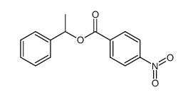(RS)-α-methylbenzenemethyl 4-nitrobenzoate结构式