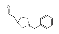 3-benzyl-3-azabicyclo[3.1.0]hexane-6-carbaldehyde结构式