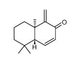 (4aR,8aR)-5,5,8a-Trimethyl-1-methylene-4a,5,6,7,8,8a-hexahydro-1H-naphthalen-2-one结构式