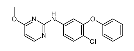 N-(4-chloro-3-phenoxyphenyl)-4-methoxypyrimidin-2-amine Structure