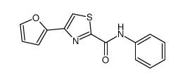 4-(furan-2-yl)-N-phenyl-1,3-thiazole-2-carboxamide Structure